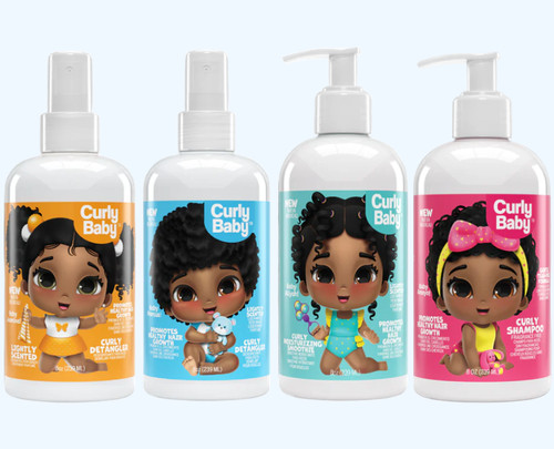 Curly baby detangler - curly,